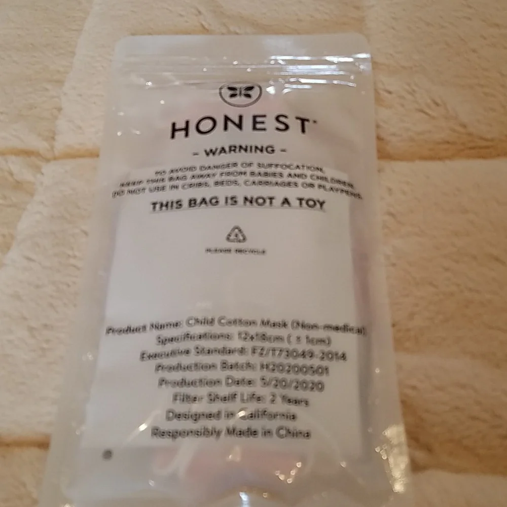 The Honest Company kids masks